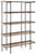 Embrace the effortlessly chic style of this mid-5-tier étagère. Crafted with iron and a natural oak finish, it instantly...