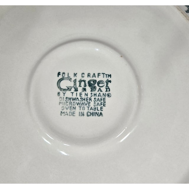 Illustration Holiday Gingerbread Chip and Dip - Set of Two For Sale - Image 3 of 11