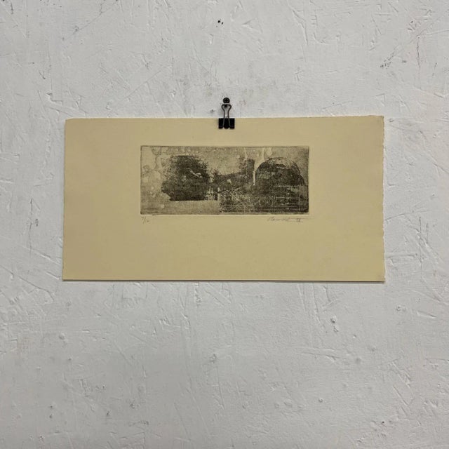 1998 Post Modern Woodblock Art Print Signed Aaron 7/16 For Sale In San Diego - Image 6 of 6