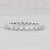 New 0.30ctw Diamond Eternity Ring 18k Gold Stackable Anniversary Band Spark, Size 6 For Sale In Greensboro - Image 6 of 8