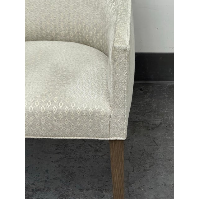 Custom Design Slope Arm Chairs, Pair For Sale - Image 10 of 12