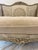 Vintage French Louis XV Style Painted Bergère Settee For Sale - Image 9 of 15