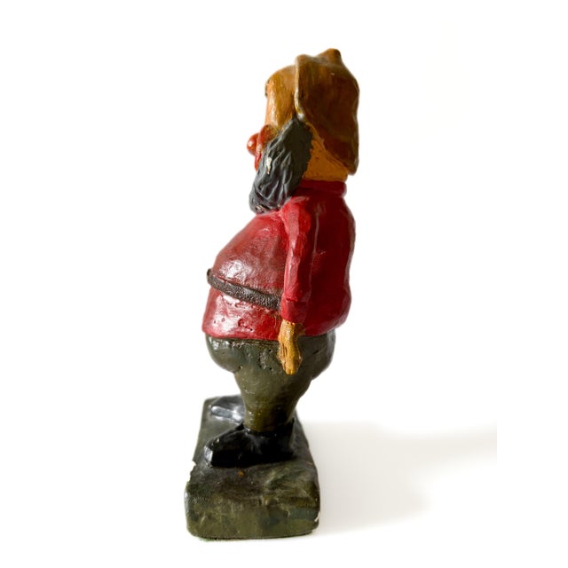 Vintage 1940s Snow White & the Seven Dwarfs Chalkware Figures Grumpy, Happy & Sneezy For Sale - Image 11 of 12
