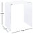 Modern Pryor Acrylic Side Table in Clear For Sale - Image 3 of 8