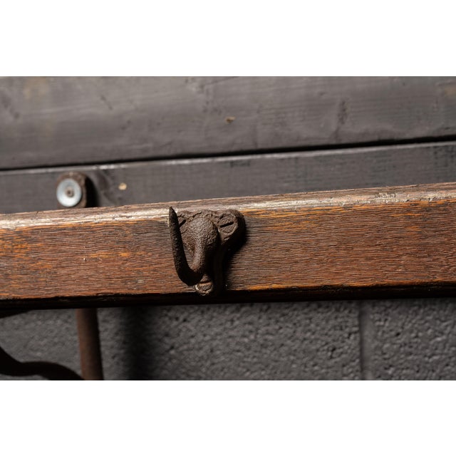 Late 19th Century Late 19th Century Early American Wooden Meat Rack For Sale - Image 5 of 7