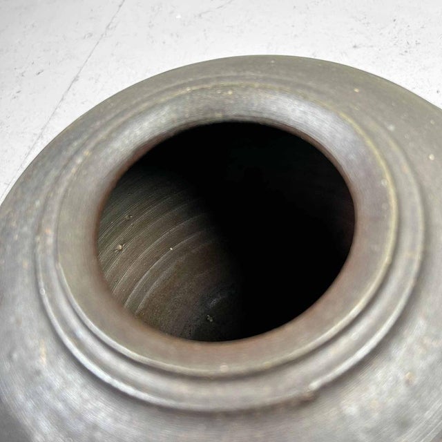 Earthenware Bizen-Yaki Tsubo Vase, Japan, 1920s For Sale - Image 9 of 18