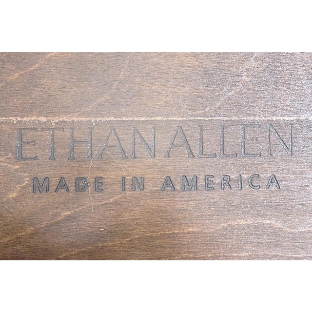 Ethan Allen Georgian Court Solid Cherry Traditional 16x11" Box on Stand 11-3403 - 225 Vintage Finish For Sale - Image 12 of 12