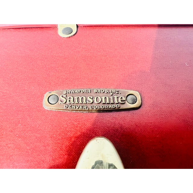 Mid-Century Modern Suitcases from Samsonite, 1960s, Set of 2 For Sale - Image 16 of 18
