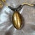 Modern Arteriors Egg Drop Pendant, Bronze/Brass For Sale - Image 3 of 13