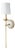 Regina Andrew Fisher Steel Single Sconce, Gold For Sale