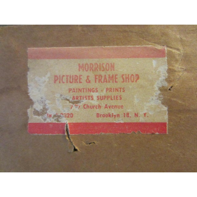 1960s Impressionist Autumn Landscape Oil on Board Signed Winston For Sale In Los Angeles - Image 6 of 9