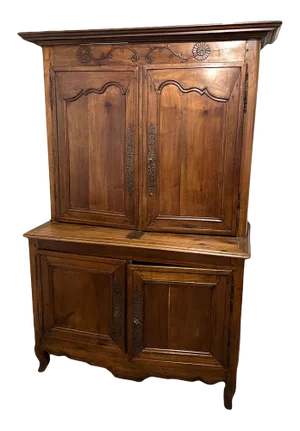 Antique Walnut Farm Buffet