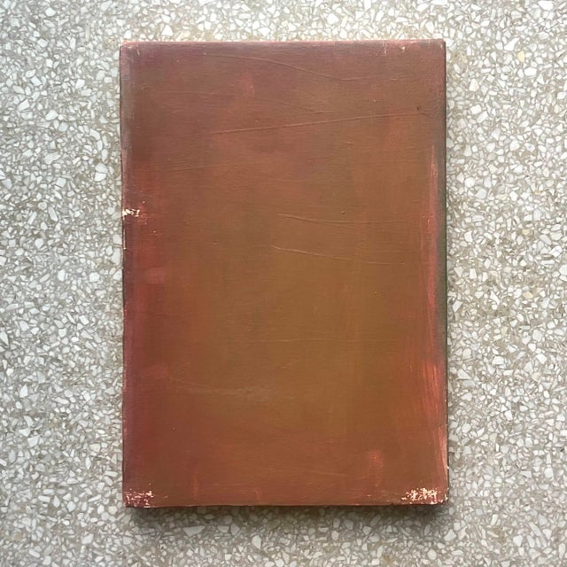 Vintage Russell Christoffersen Abstract on Canvas Painting For Sale In West Palm - Image 6 of 9