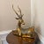 1970s Hollywood regency style brass brass deer in great vintage condition, good size and style to it! Some patina see...