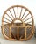 Mid 20th Century Bamboo Rattan Hanging Wall Basket For Sale - Image 5 of 6