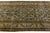 19th Century Antique Mahal Wool Rug With Charcoal Field & Olive Floral Motifs For Sale In New York - Image 6 of 9