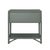 Dark Green Olympia One-Drawer Nightstand in Evergreen For Sale - Image 8 of 9