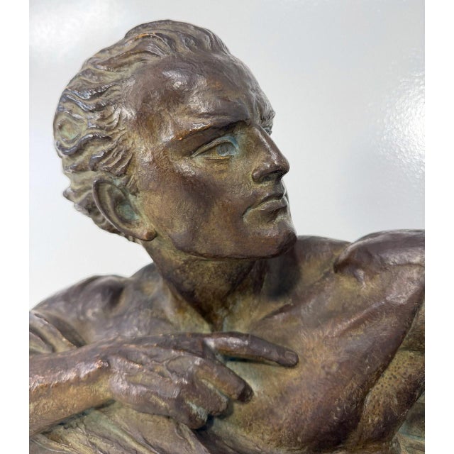 Ceramic Ugo Cipriani, Archer, 1920s, Terracotta For Sale - Image 7 of 14