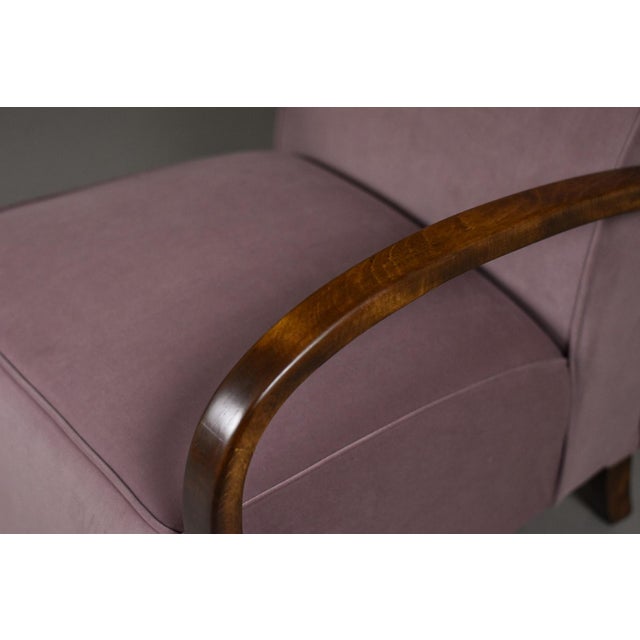 Art Deco Lounge Chair, Poland, 1930s For Sale - Image 9 of 11