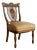 Antique Carved Radiant Sun Face Side Chair, Circa 1880 For Sale