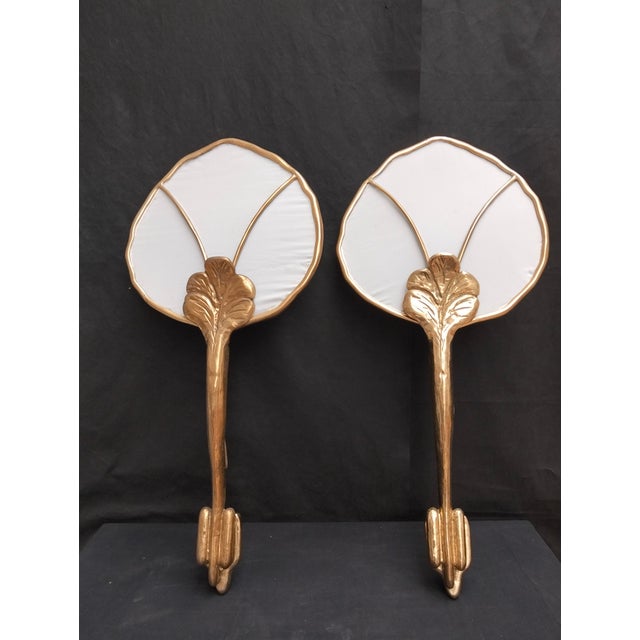 Vintage Wall Lights in Bronze, 1970s, Set of 2 For Sale - Image 13 of 13