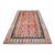 Vintage Handwoven Turkish Oushak Kilim Flat Weave Rug Boho Farmhouse Decor - 4′5″ × 7′8″ For Sale