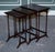 Victorian Nesting Tables with Bamboo Legs, Set of 3 For Sale - Image 3 of 13