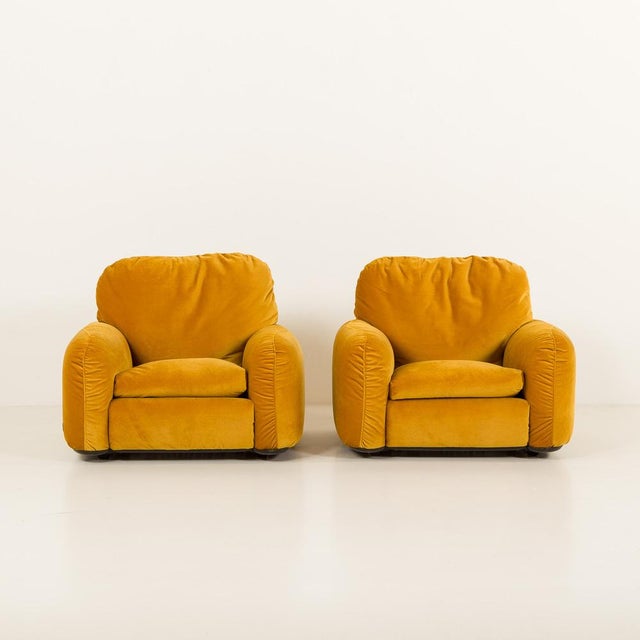 Piumotto Armchairs by Arrigo Arrigoni for Busnelli, 1970s, Set of 2 For Sale - Image 16 of 16