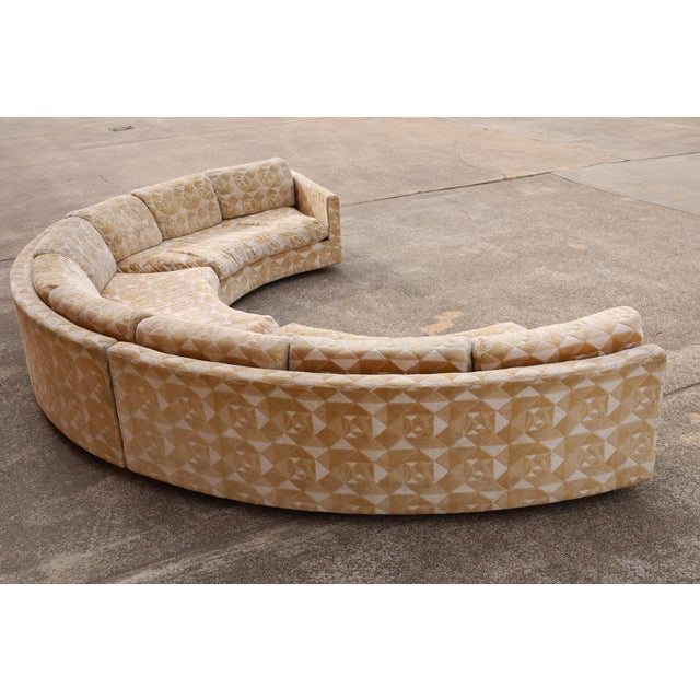 Great looking sectional sofa by Adrian Pearsall. Very comfortable. Ready for your choice of fabric. Arm can be added on...