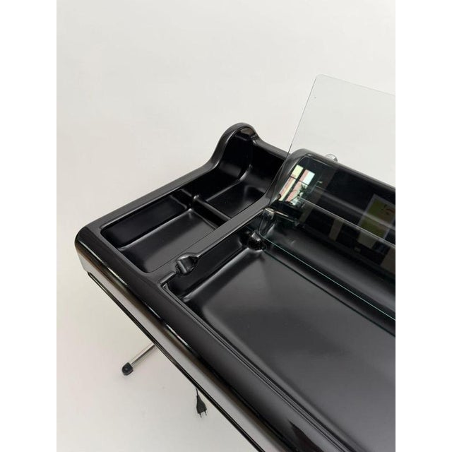 Black Orix Desk by Vittorio Parigi & Nani Prina for Molteni, Italy, 1970s For Sale - Image 13 of 18