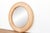 Wood Bleached Teak 36" Round Inlay Mirror For Sale - Image 7 of 8