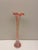 Mid 20th Century Tall Pink Slender Murano Art Glass Flower Vase For Sale - Image 5 of 9