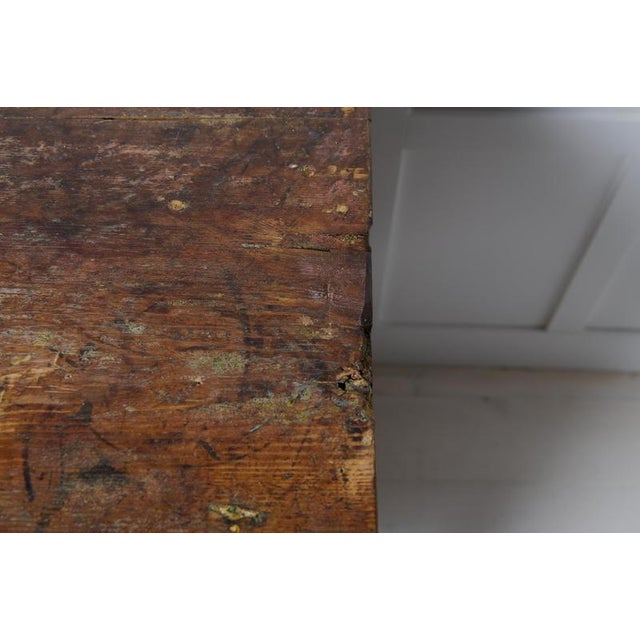 Antique Folk Art Rustic Chest of Drawers in Pine For Sale - Image 11 of 14