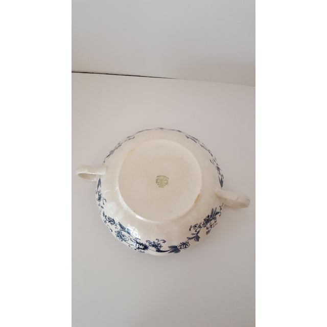 Vintage Nikko Japan Double Phoenix Ming Tree Blue Pattern Six Piece Set For Sale - Image 4 of 13