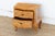 Tan Mid-Century Petite Italian Walnut Nightstand For Sale - Image 8 of 9