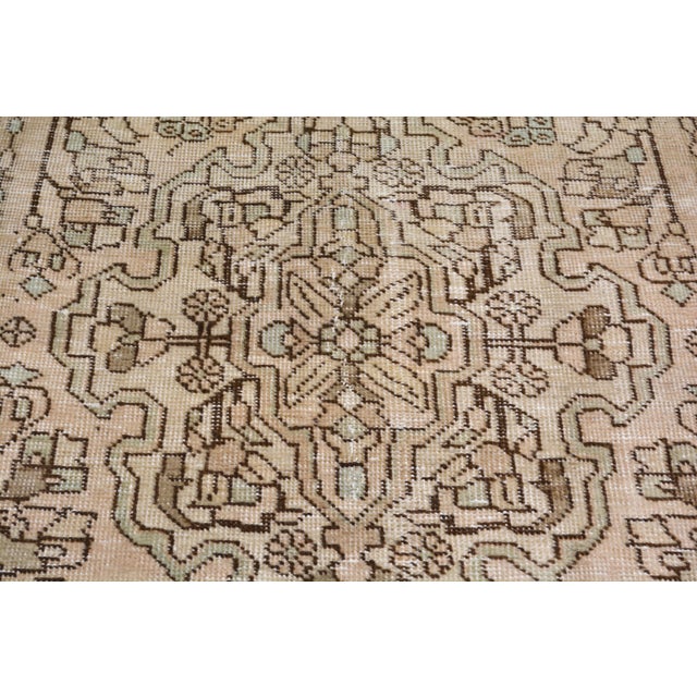 Vintage Hand Knotted Wool Rug, 3'x12'1" For Sale - Image 4 of 4