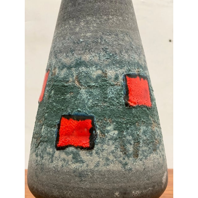 1960s German Op Art Vase from Bay Ceramics, 1960s For Sale - Image 5 of 8