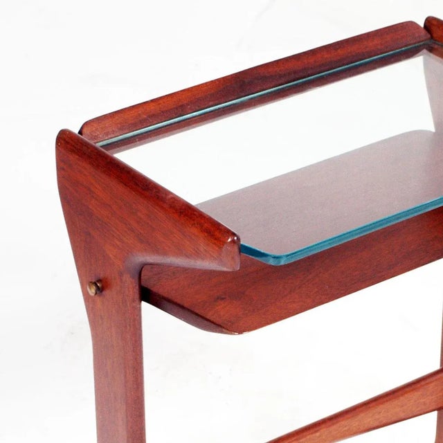 Mid-Century Modern Modern Mahogany Nightstand by Cesare Lacca, 1950s For Sale - Image 3 of 5