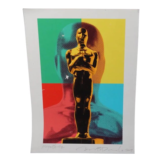 Richard Duardo Oscars 2009 Maquette #2 Serigraph For Sale