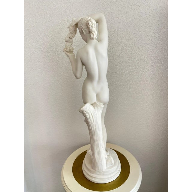 Mediterranean Goddess Aphrodite With Roses For Sale - Image 3 of 12