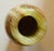 Vintage Onyx Marble Vase Alabaster Amber Veining Solid Stone For Sale - Image 4 of 4