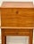 A refined vintage mahogany humidor by Alfred Dunhill of London, presented on its original fitted stand with drawer and...