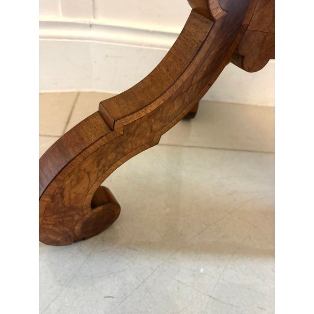 Antique Dutch Walnut and Kingwood Pedestal Torcheres, 1800, Set of 2 For Sale - Image 14 of 17