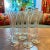 Hollywood Regency Vintage Hollow Stem Blown Glass Romanian Tall Champagne Flutes - Set of 8 For Sale - Image 3 of 10