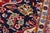 Shabby Chic Persian Red/Blue Wool Rug - 9'8'' X 12'11'' For Sale In New York - Image 6 of 10