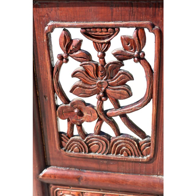 Wood 19th Century Chinese Washstand Plant Stand For Sale - Image 7 of 12