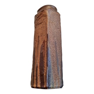 Large ‘Objekt’ Series Pillar Vase by Heiner Balzar for Steuler Keramik For Sale