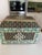 1980s Rare Enamel on Metal Handcrafted Cloisonné Decor Box ( Hinged) Enamel All-Over Silver Trim Wood Interior For Sale - Image 5 of 7