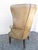 Tan Antique English George LLL Leather Wingback Armchair For Sale - Image 8 of 18