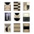 Encaustic Mixed Media Installation by Gina Cochran - "Elements" - 9 Panels For Sale